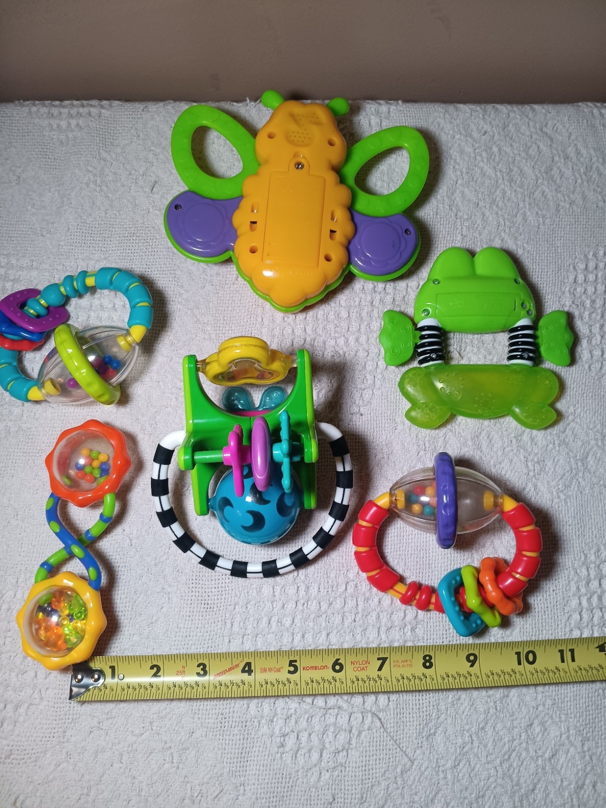 Infant Toddler Baby Random Lot Of Baby Toys Rattles Teethers Music UNTESTED