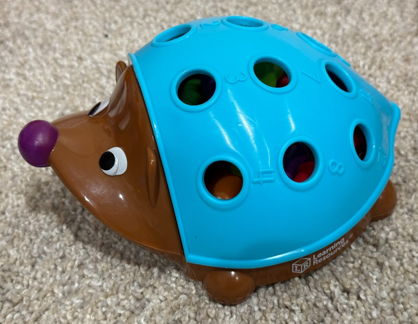Learning Resources Spike the Fine Motor Hedgehog COMPLETE Good Used Condition