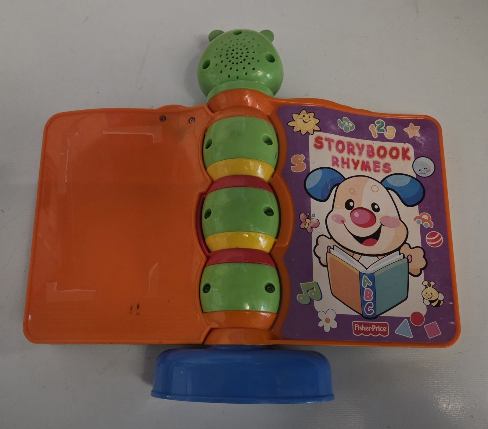 Vntg Fisher Price Laugh & Learn Storybook Rhymes Interactive Electronic Book
