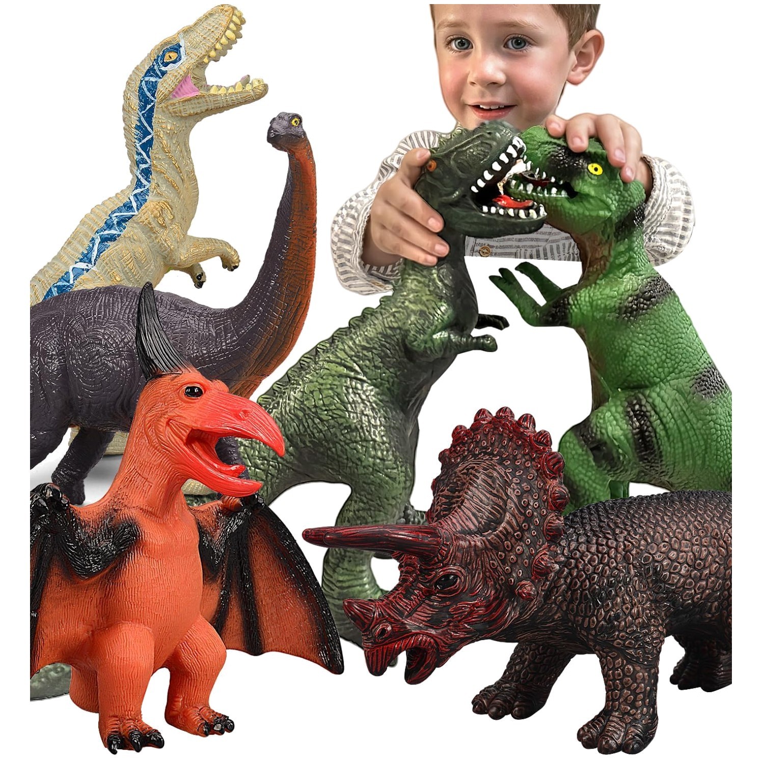Soft Jumbo Dino Figures – Perfect for Little Paleontologists