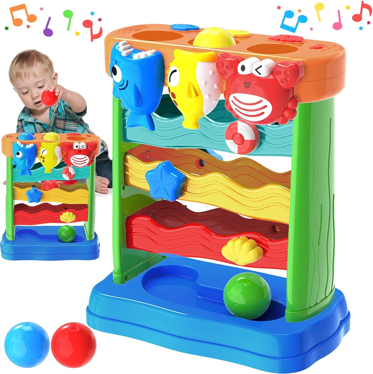 Toys for 1 2 Years Old Boys Girls, Musical Toys for 12-18-24 Months, Interact…
