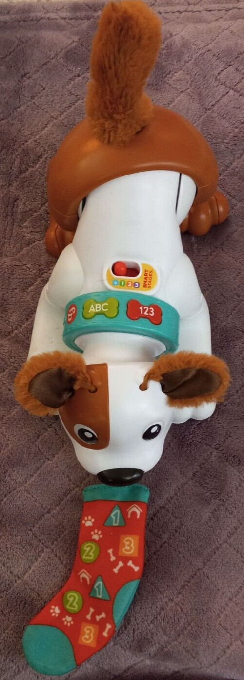 Fisher-Price Smart Stages 123 Crawl with Me Puppy Musical Infant Toddler Toy