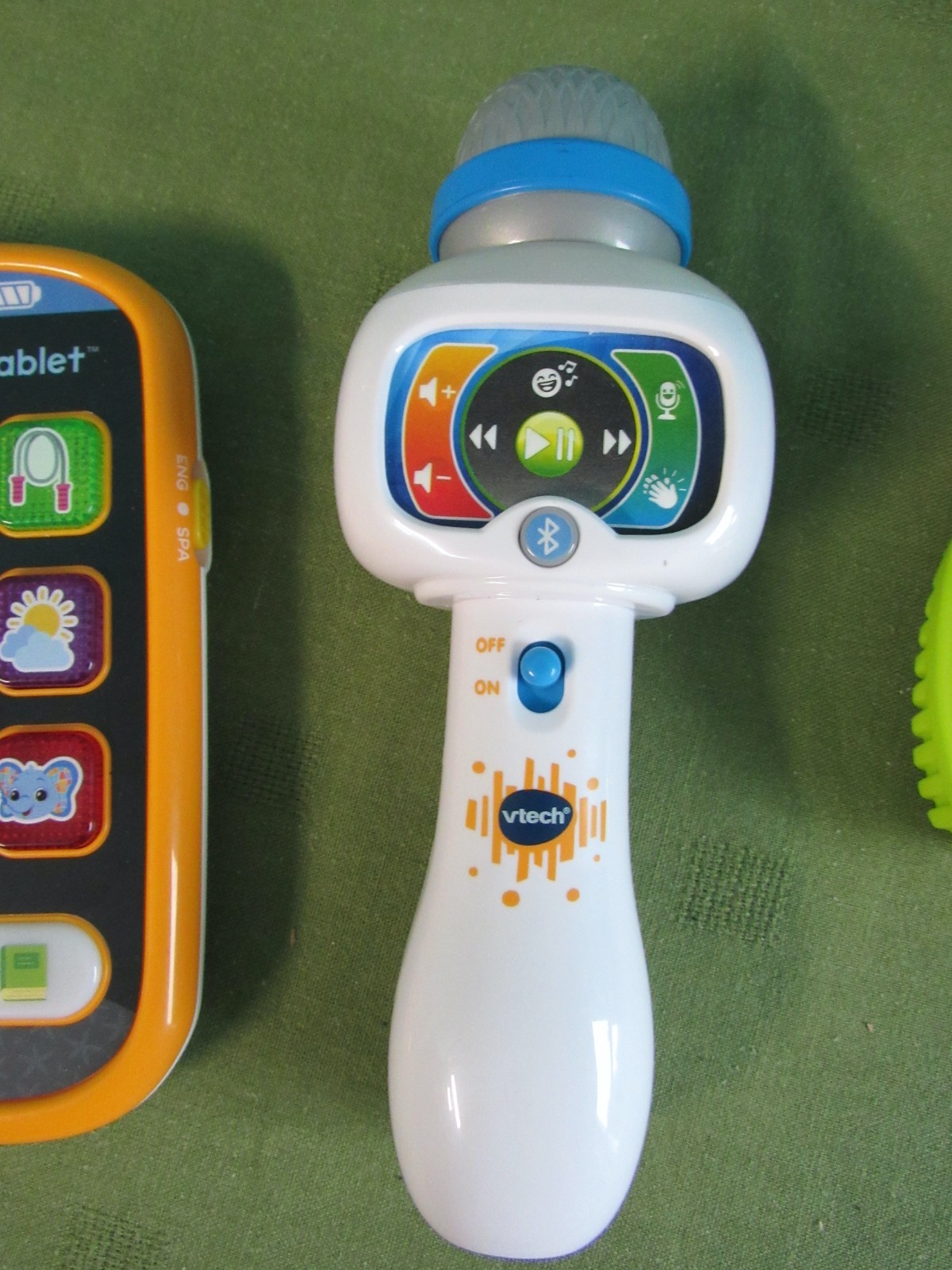 Toddlers Set Electric Toys – Discover & Learn Tablet – Microphone – Game Remote