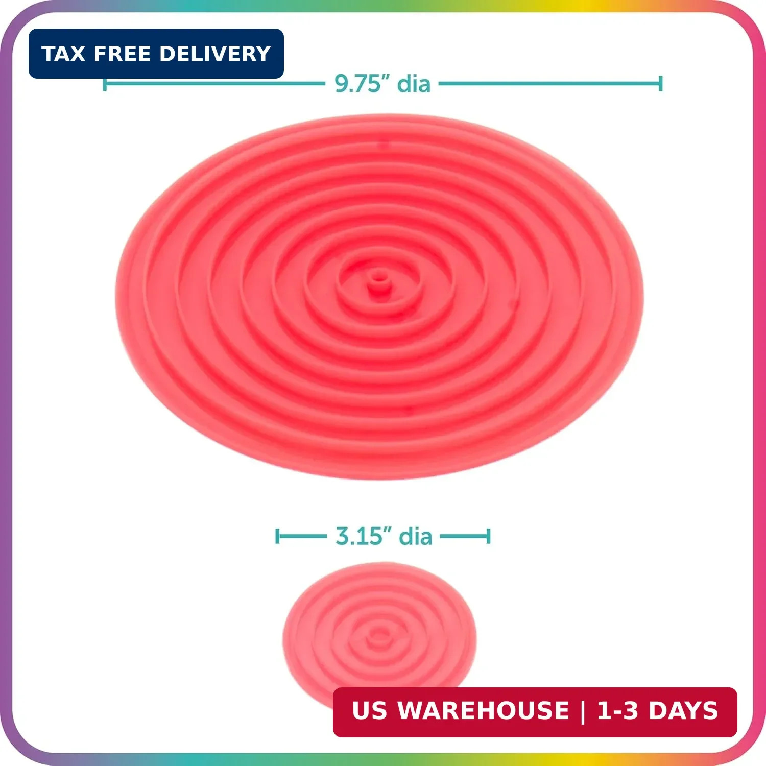 TickiT Silishapes Sensory Circles – Tactile Pads for Calming Sensory Play – Set
