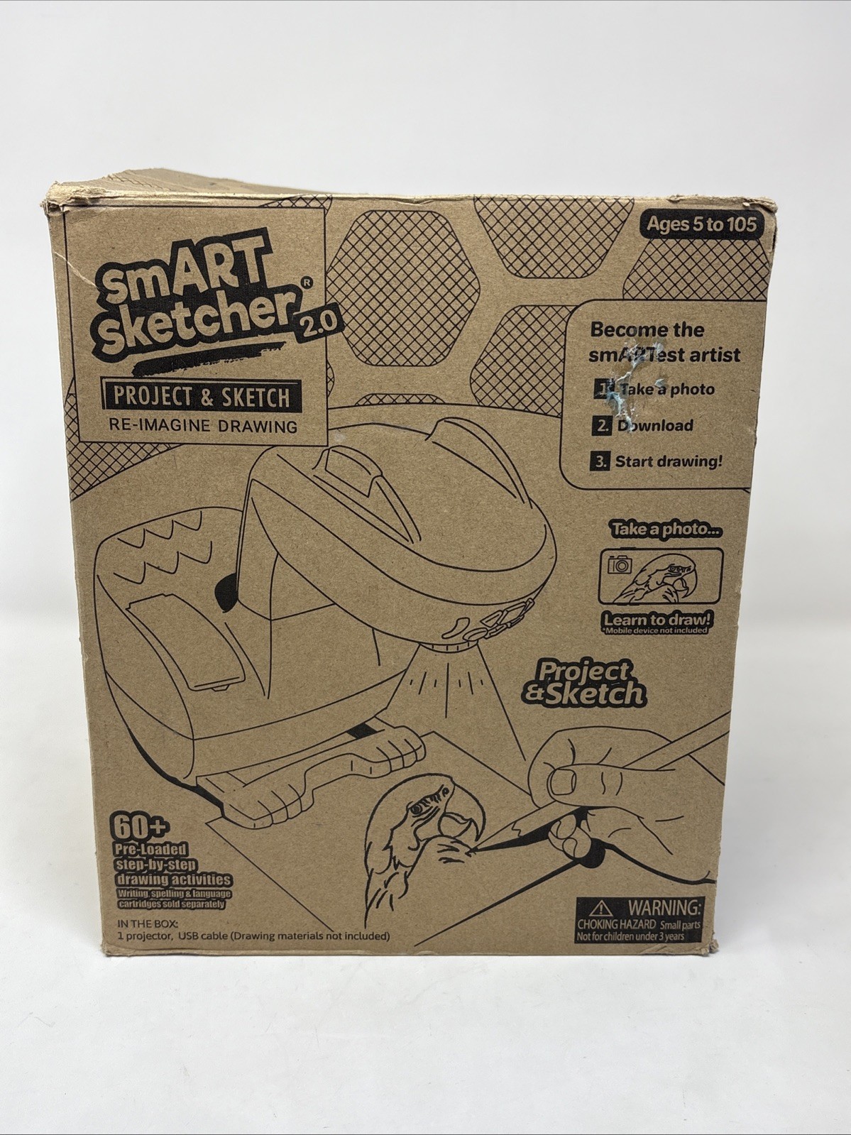 Flycatcher Smart Sketcher 2.0 Children’s Projector Tracer and 3 Cartridges Lot