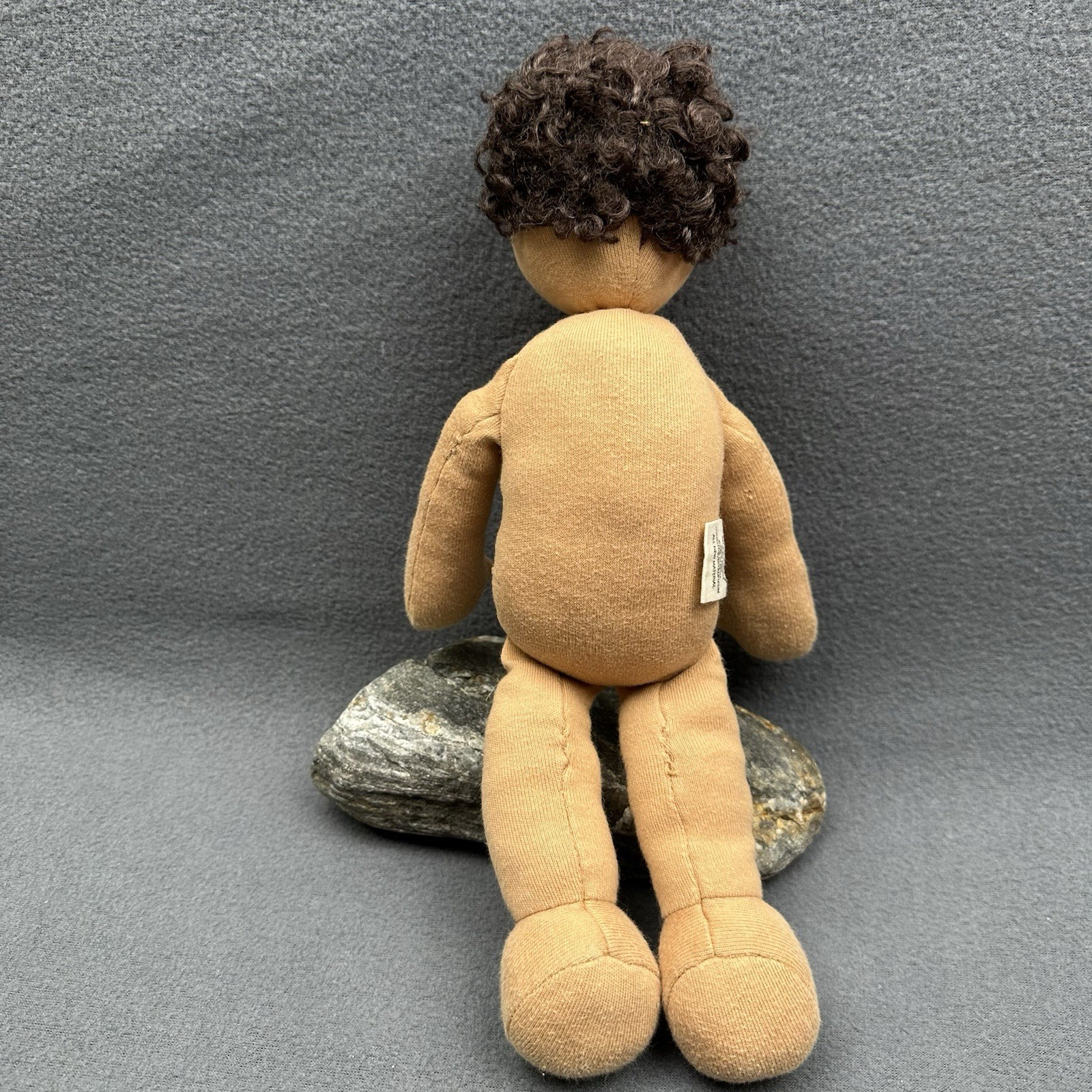 LOVEVERY Doll Avery Blue Overall Plush Baby Gender Neutral 13″ Tall *defect*