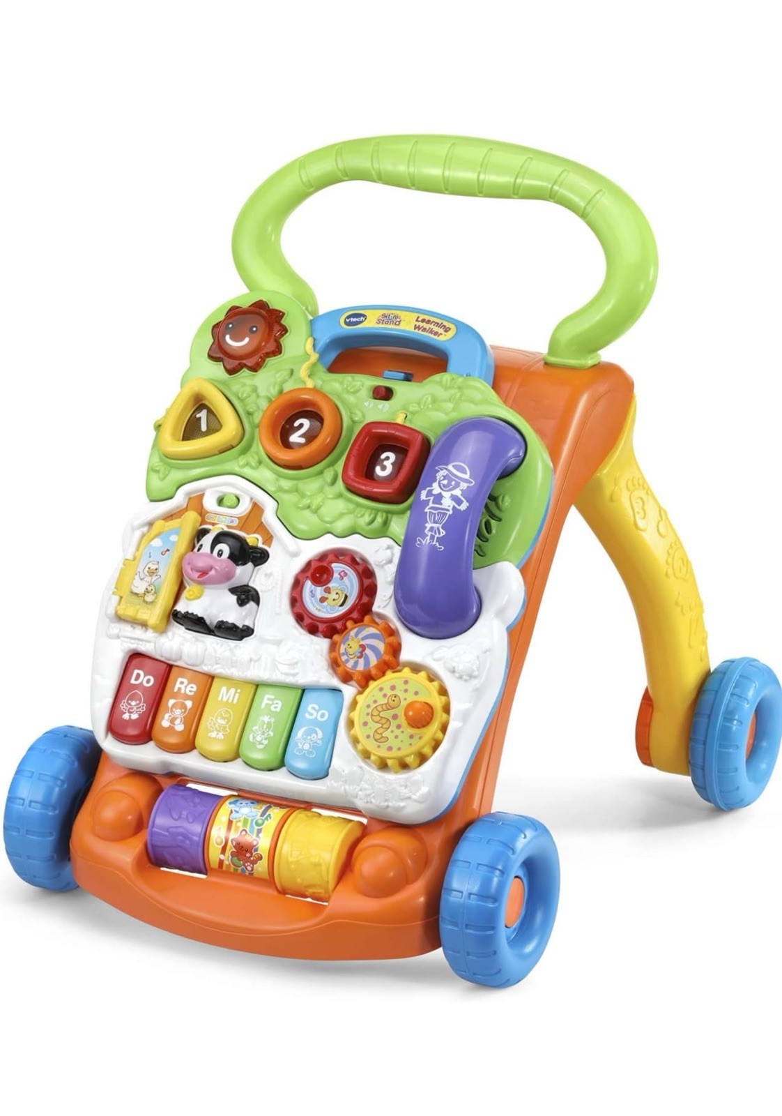 VTech Sit-to-Stand Learning Walker – Orange | Open Box, Unused