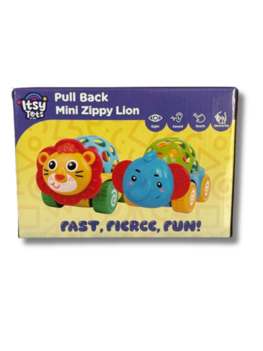 Itsy Tots Pull Back Mini Safari Pals Elephant 12M+ Toddler Toy