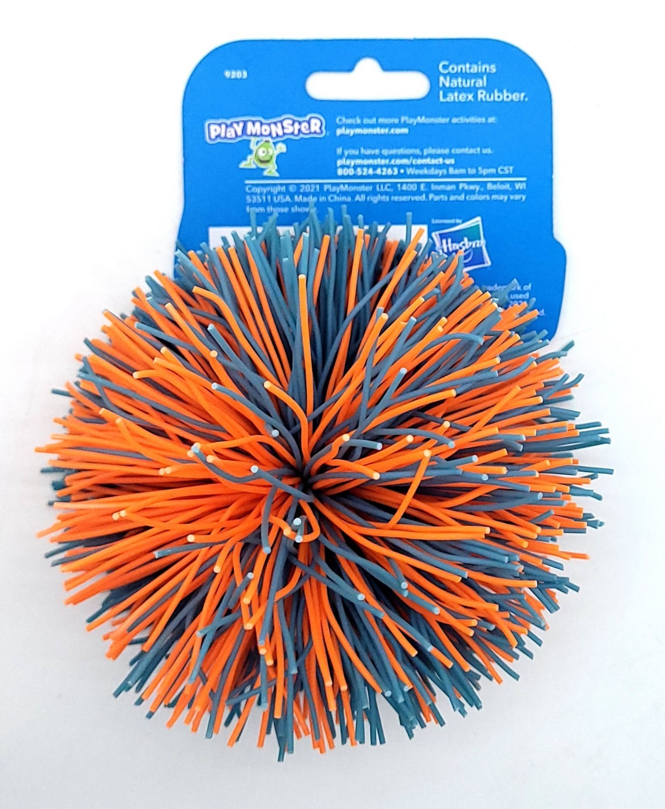 Original Koosh Ball Orange & Blue New Play Monster Hasbro 2021