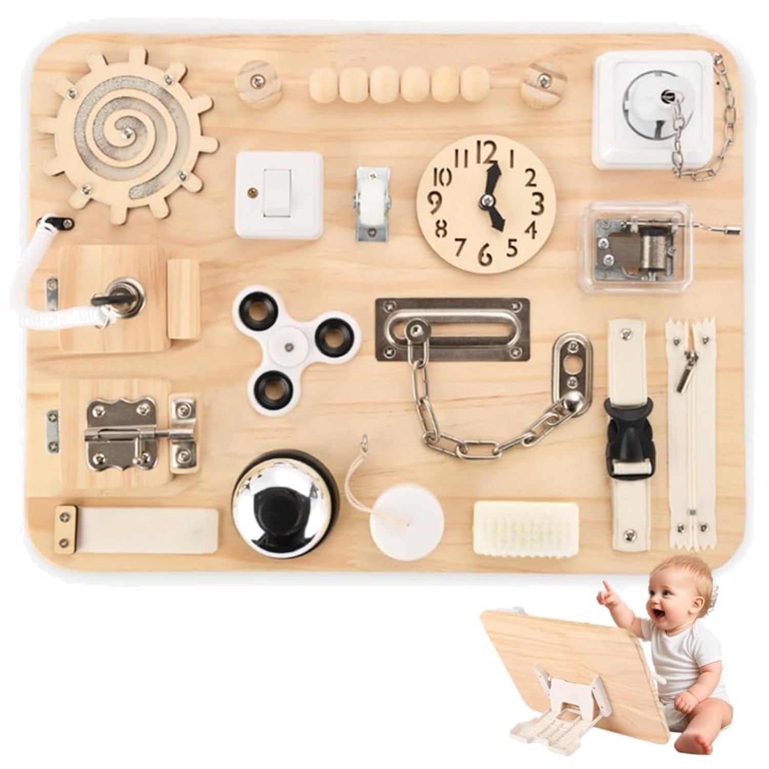 Sensory Activity Board for Fine Motor Skills