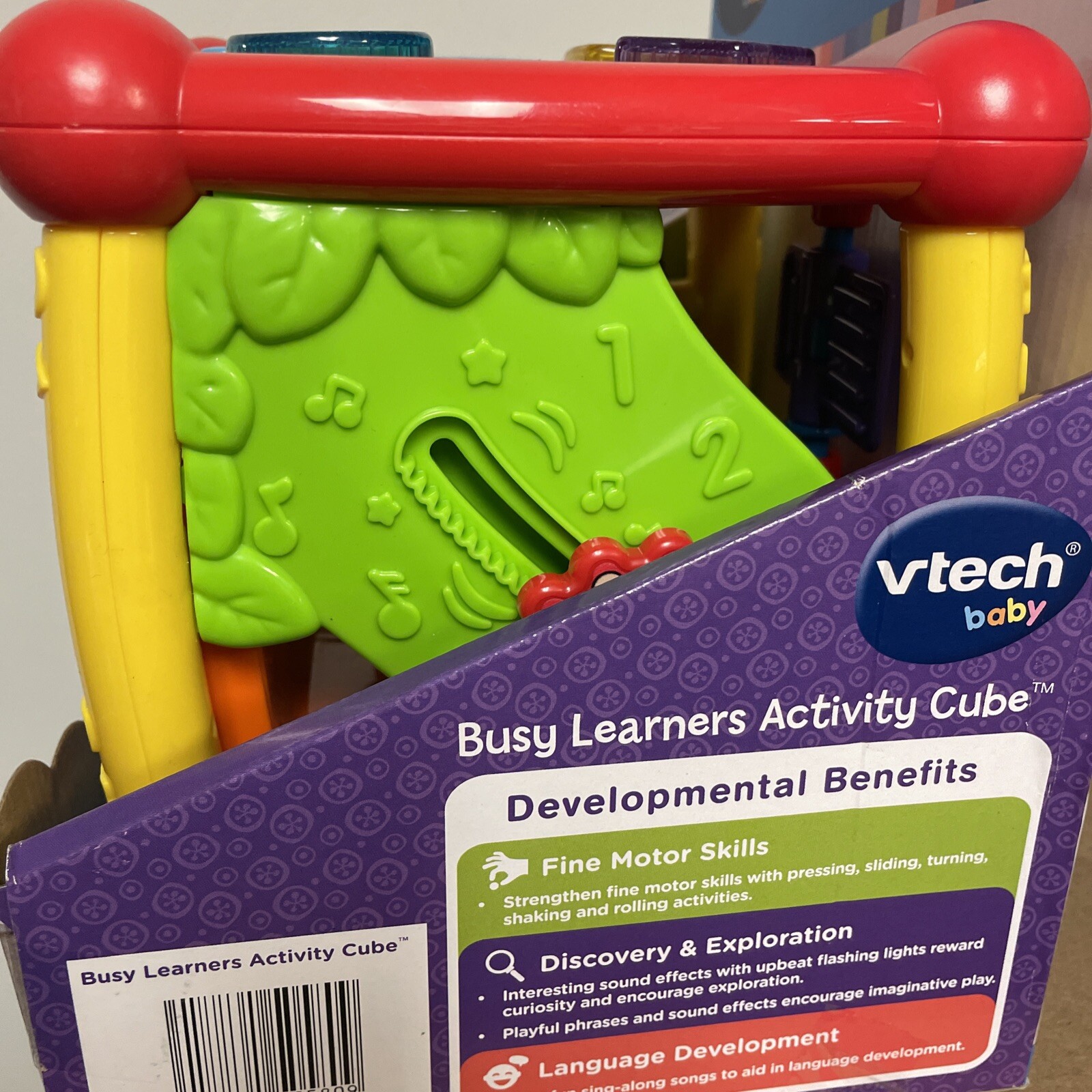 VTech Busy Learners Activity Cube, Purple or Red