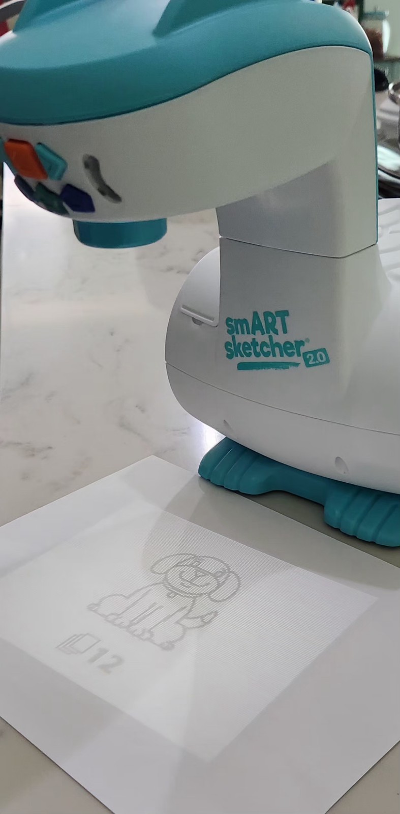 SmART Sketcher 2.0 Projector Kids Project Power Cord,1Cartridge Educational