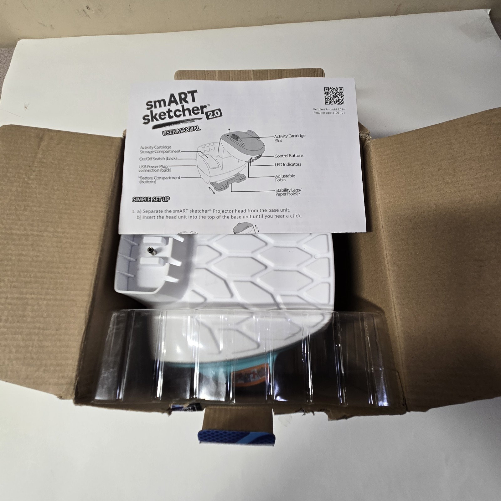 Flycatcher Smart Sketcher 2.0 Drawing Projector Tracer w/ 1 Cartridge & USB Cord