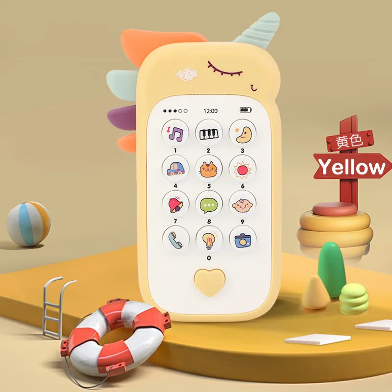 Baby Phone Toy Music Sound Teether Educational Infant Early Learning Gift