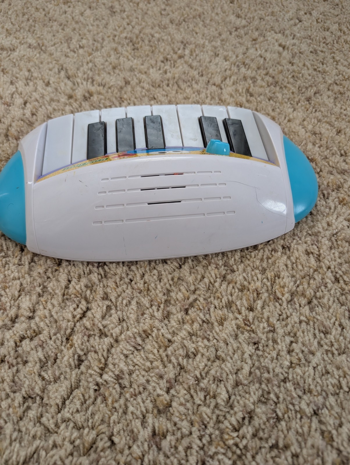 Sesame Street 2010 Talking Toy Piano Cookie Monster Elmo Lets Rock Hasbro Works