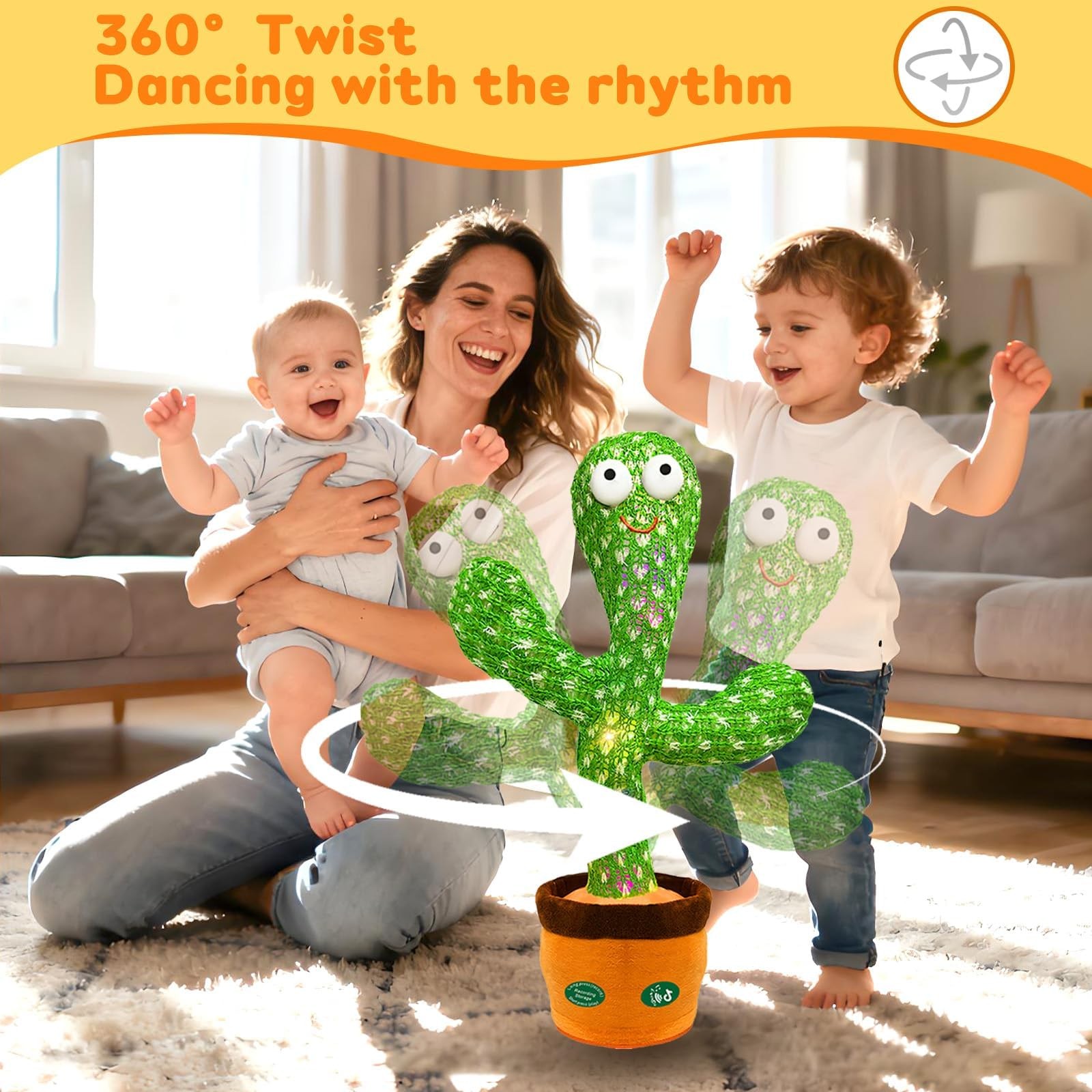 Hunfur Interactive Baby Toys 13 inches x 4.7 x inches,