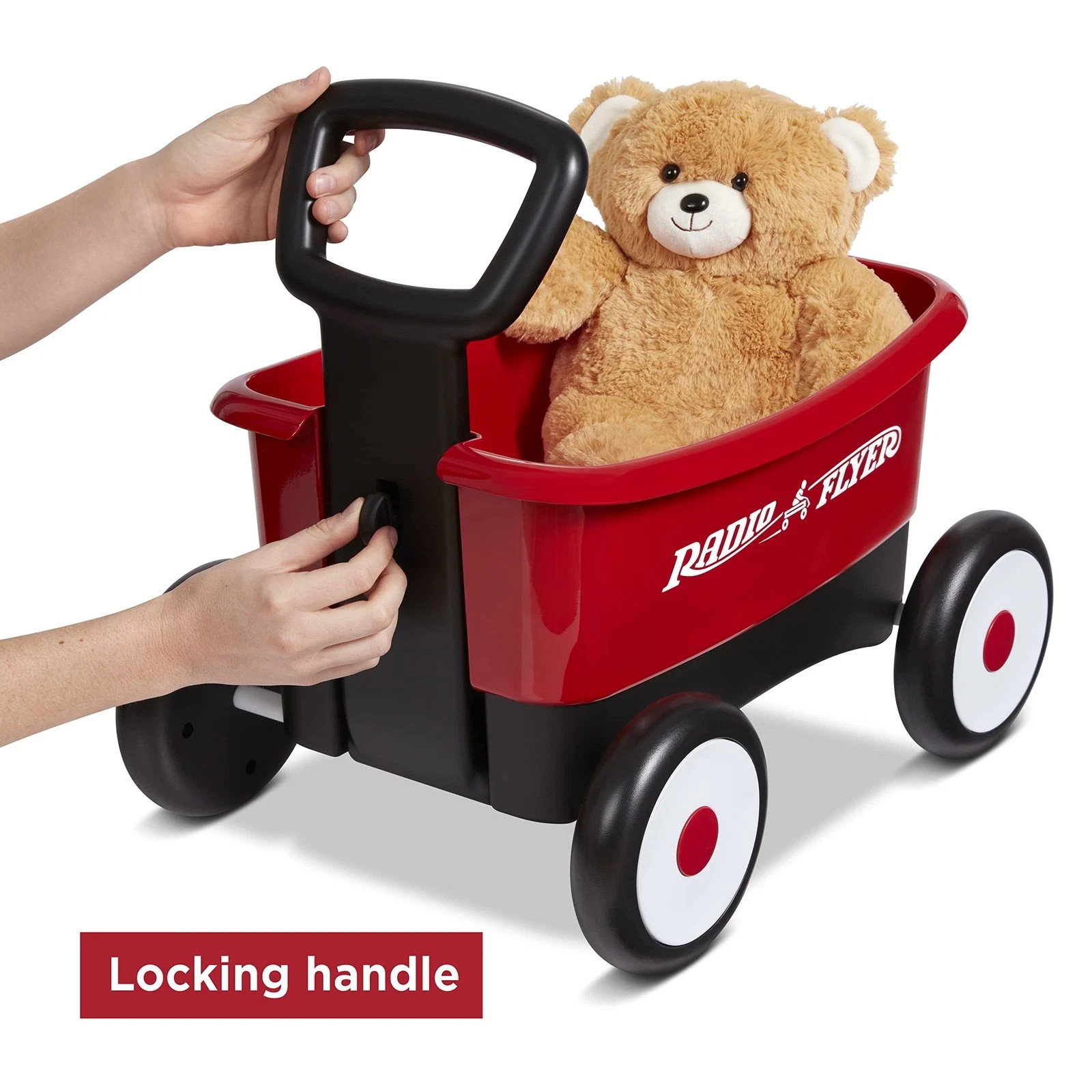 Radio Flyer My First Wagon Teddy Bear Red Mini Toy Wagon Collectible
