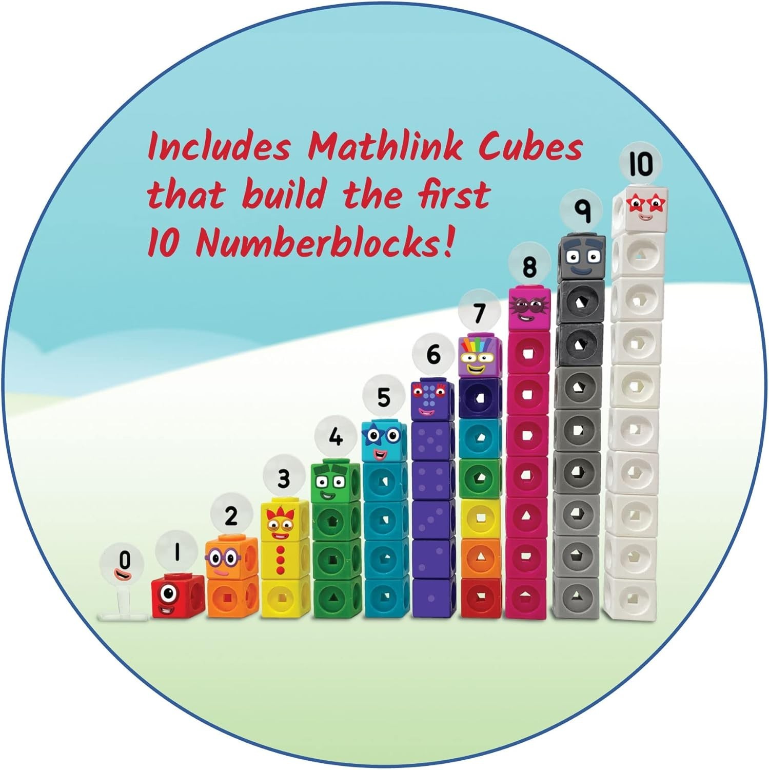 Officially Licensed MathLink Numberblocks 1-10 Activity Set-~