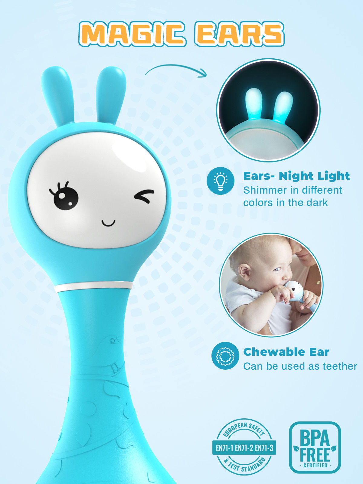 Alilo R1 Smarty – Shake & Tell Rattle w/ Music, Stories and Lullabies