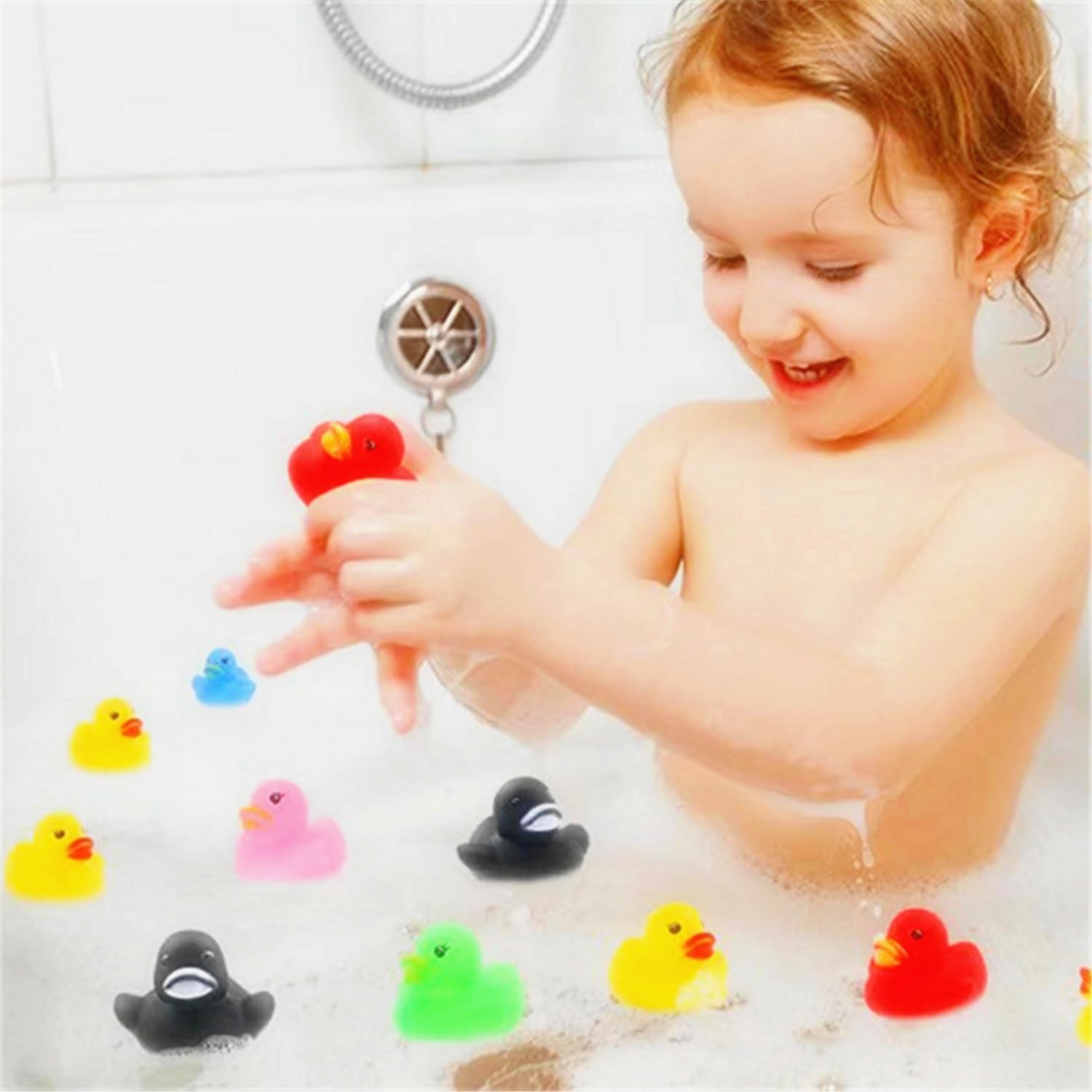 DZTIAN 31 Pcs Multicolored Mini Melange Duck(31pcs), Colour Mixture