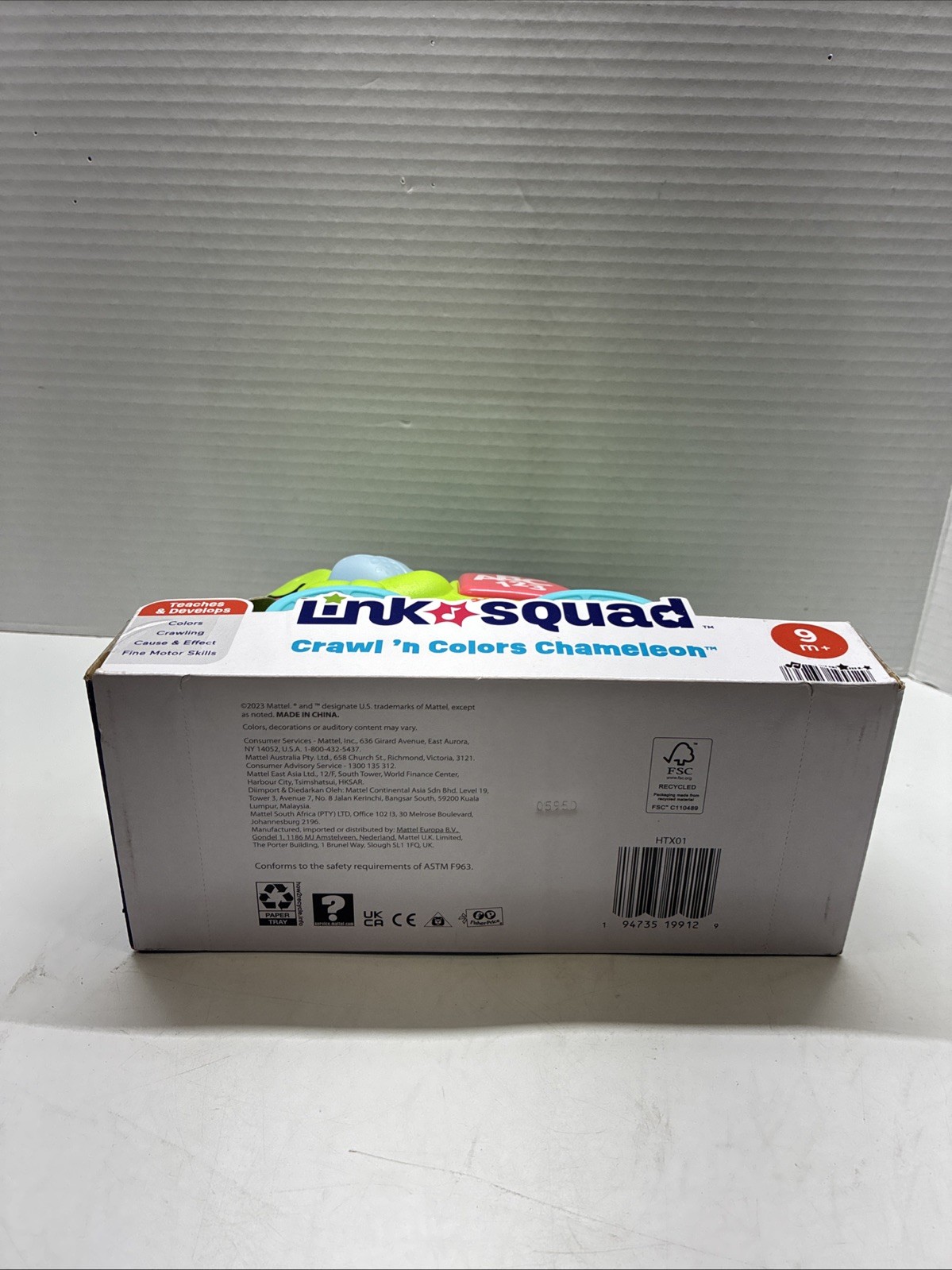 Fisher Price Link Squad Crawl n Colors Chameleon Interactive Learning Toy