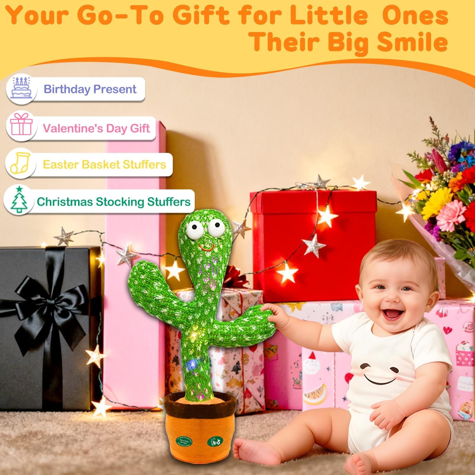 Hunfur Interactive Baby Toys 13 inches x 4.7 x inches,