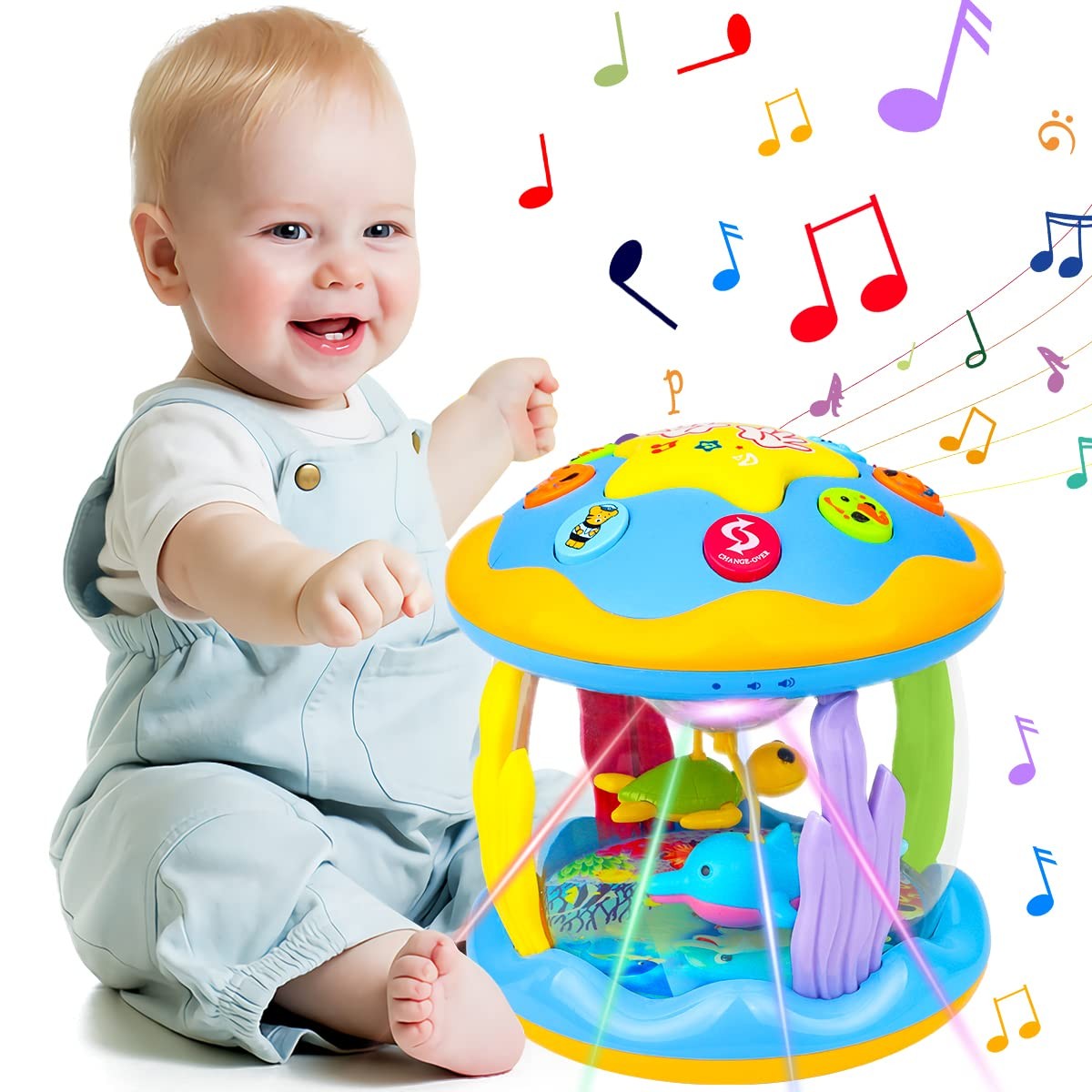 Baby Toys 6 to 12 Months – Musical Learning Infant Toys 12-18 Months – Babies…