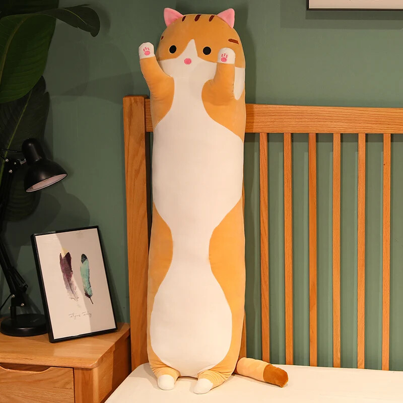 130cm Giant Long Shiba Inu Dog Plush Toy Throw Pillow Cushion Birthday Present