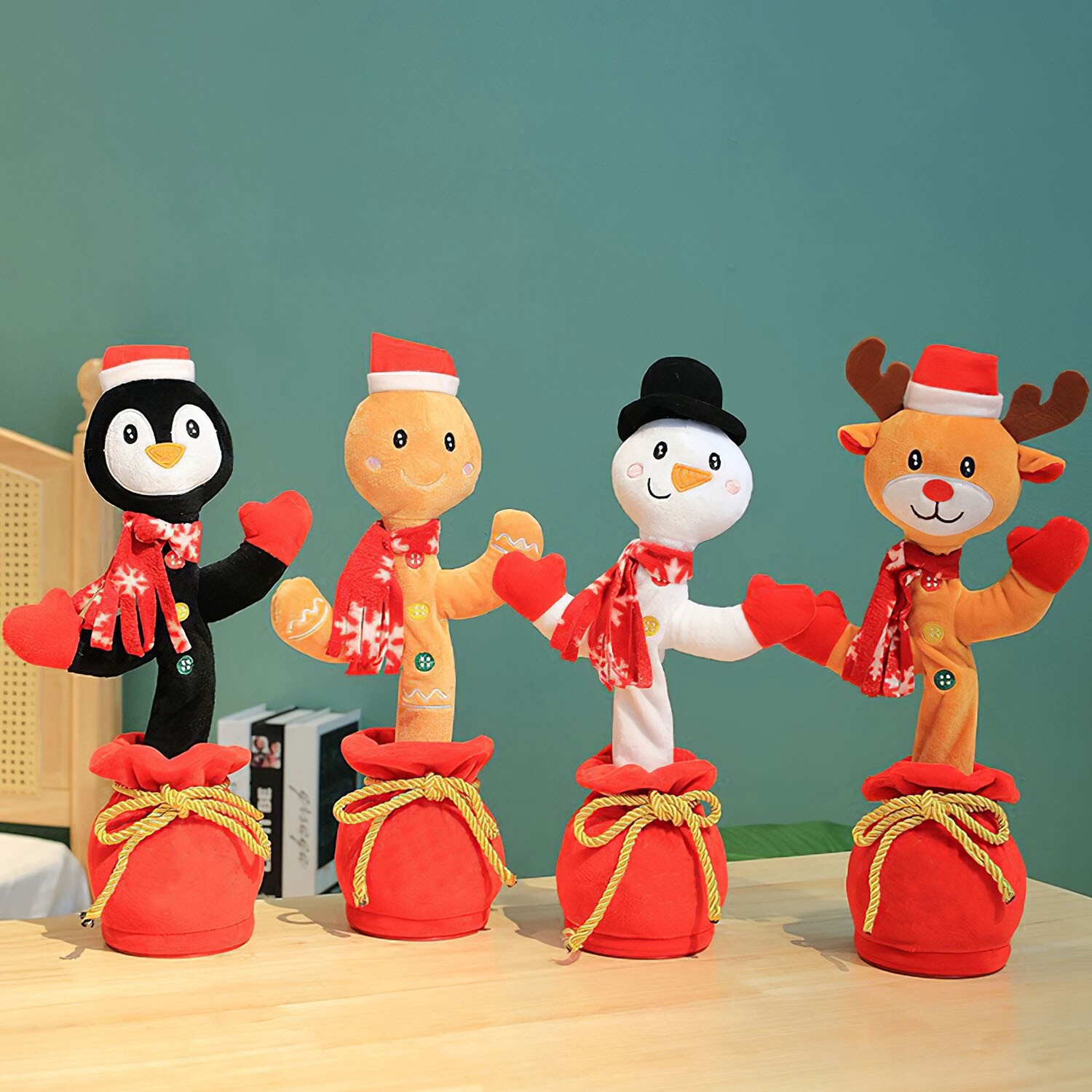 Baby Electric Dancing Plush Toy Singing Recording To Learn Talking Kids Gift US