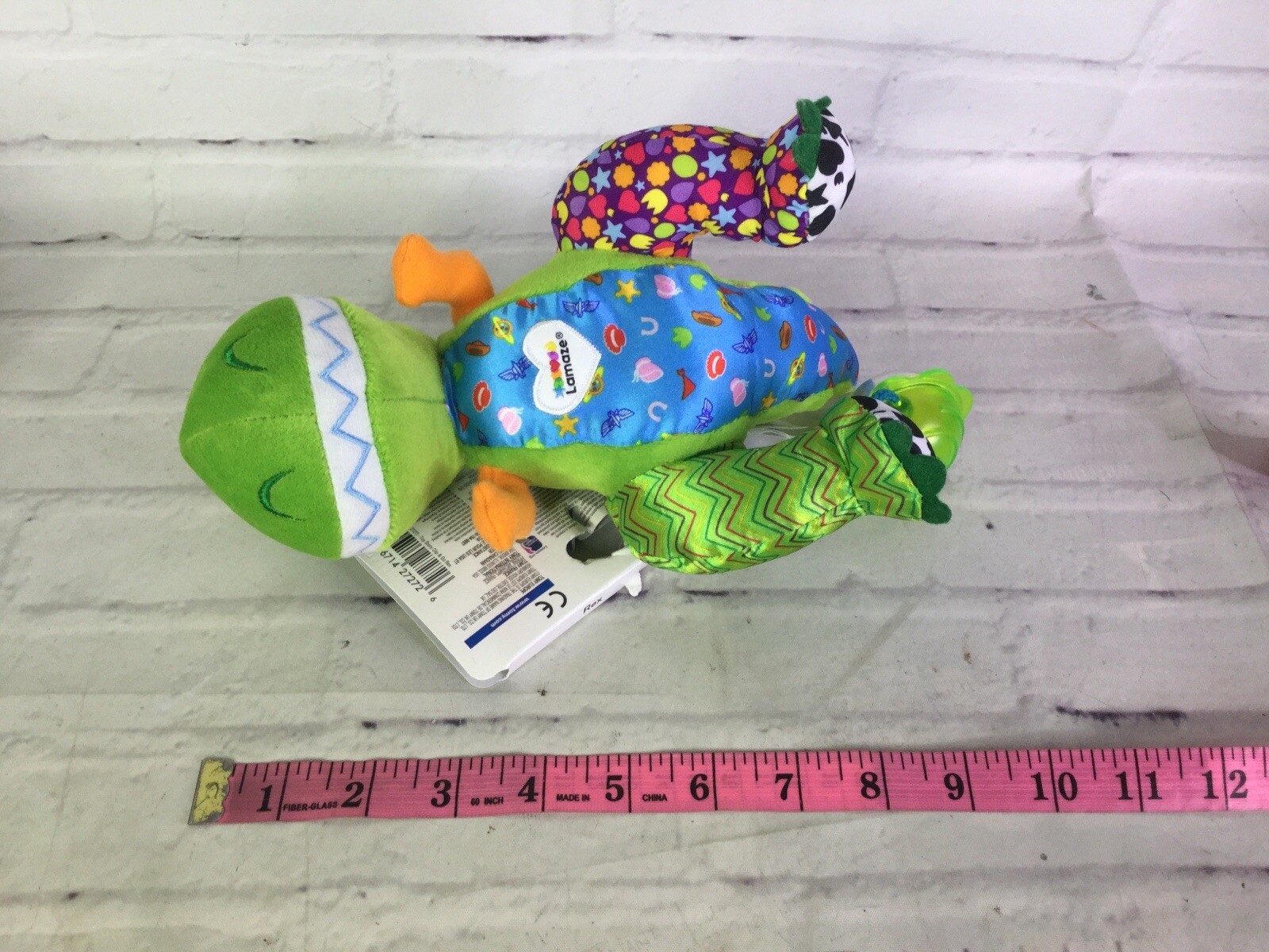 Lamaze Disney Baby Toy Story Clip & Go Rex Dinosaur Crinkle Rattle Plush Toy NEW