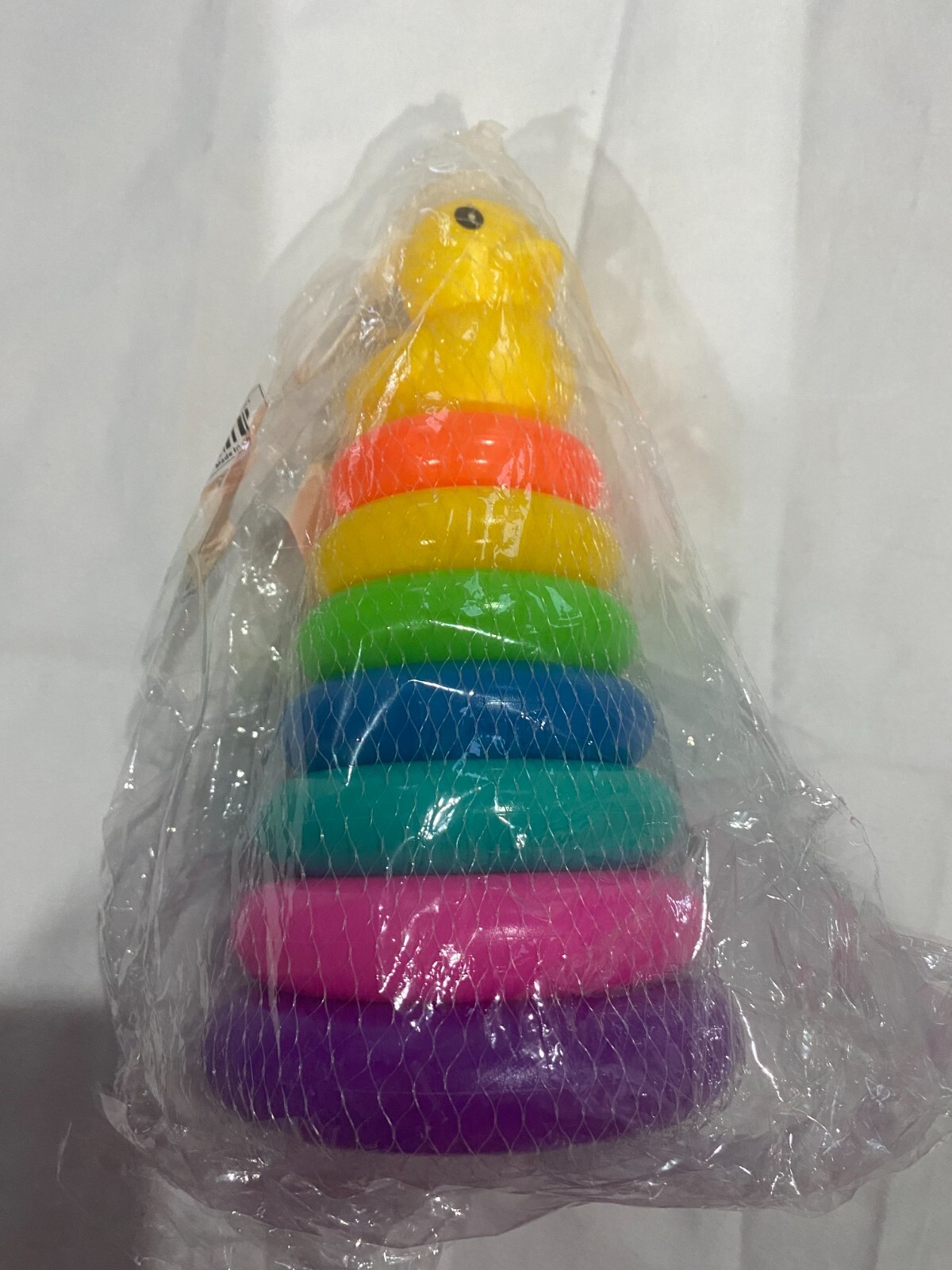 Stack Rings Multi Color with Rubber Duck 7 Rings