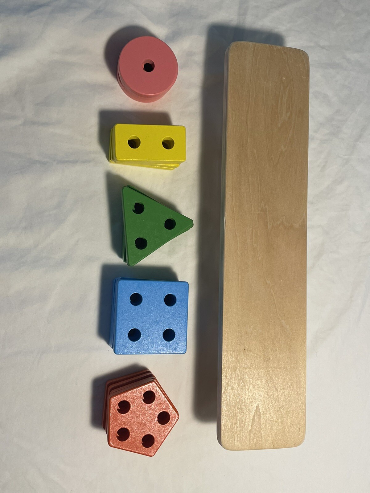 Montessori Wooden Shape/Color /Number Sorter Educational Hand-eye Coordination