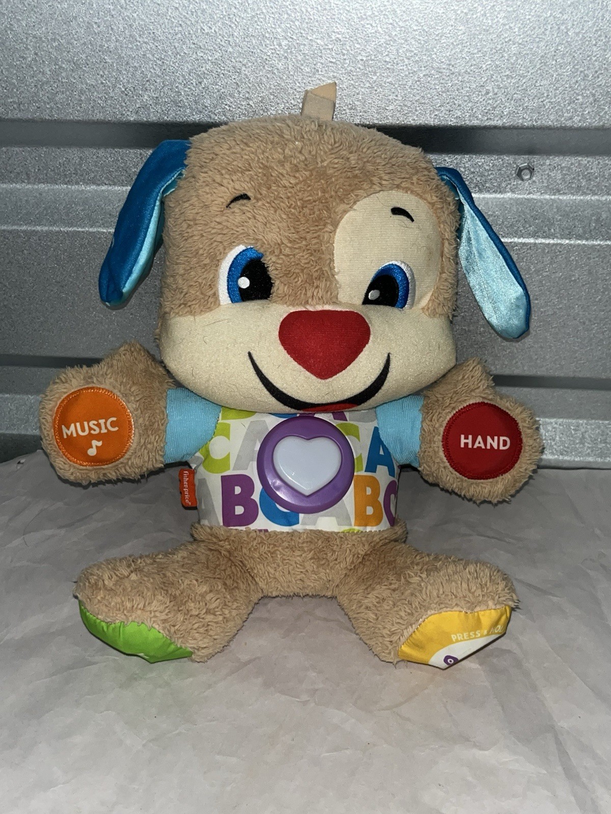 Fisher-Price Laugh Learn Smart Stages Puppy Plush Learning Toy Tested & Working