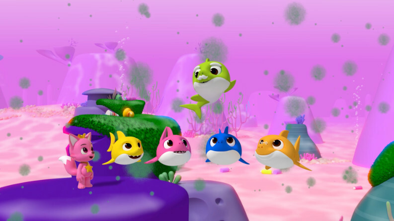 Shark Family Pinkfong Movie DVD Cinema concert: Space Adventure Korean English