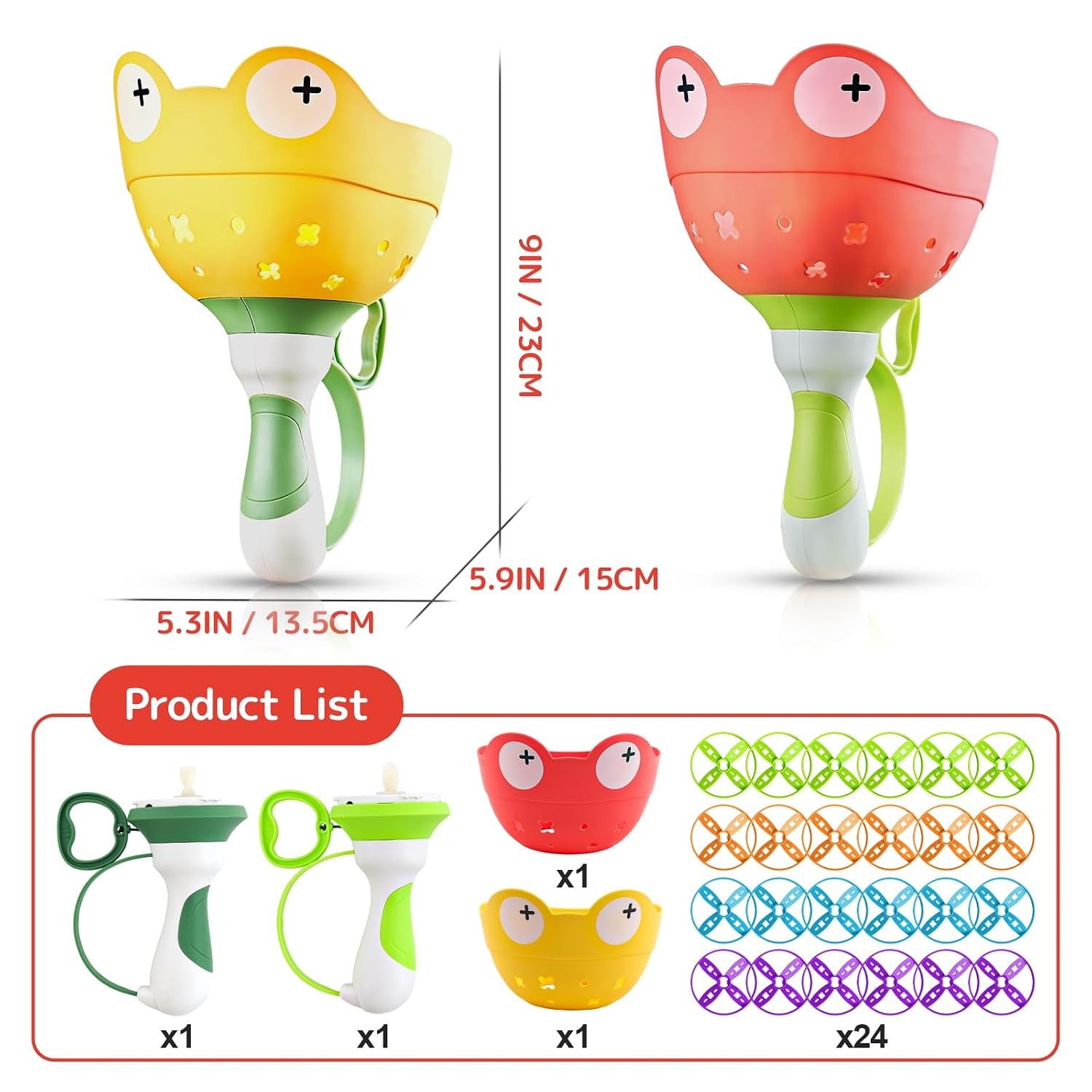 Pamexin Outdoor Catching Game for Kids Ages 4-8 Manual Capture Toy for Toddlers