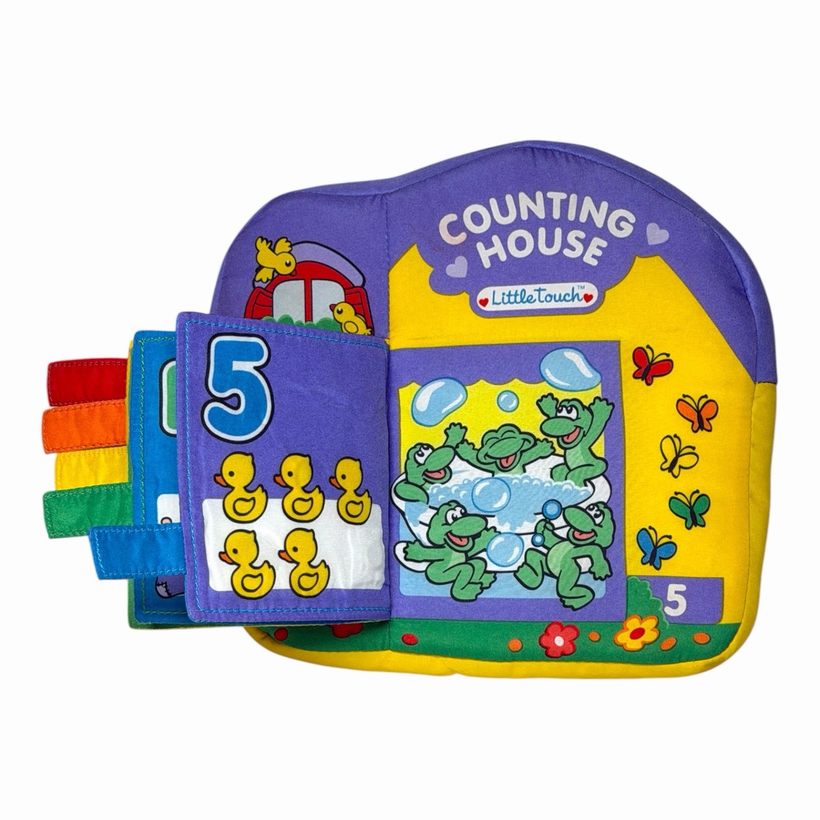 Rare 2005 LeapFrog LittleTouch Counting House Animal Party Baby Learning Toy