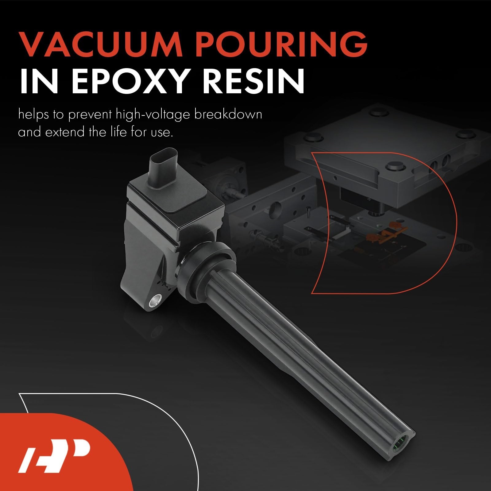 A-Premium Engine Ignition Coil Pack Compatible with Ford F-150 2021-2024, Exp…