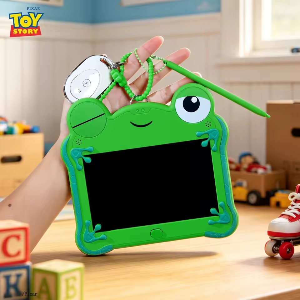 Toy Story 5 Frog Lilypad LCD Tablet Keychain Erasable Drawing Toy Boys Puzzle
