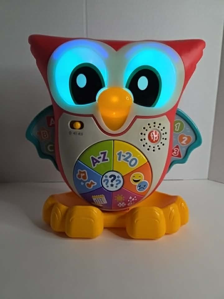 Fisher Price Linkimals Toy Light Up & Learn Owl ABC/123’s- Interactive Preowned
