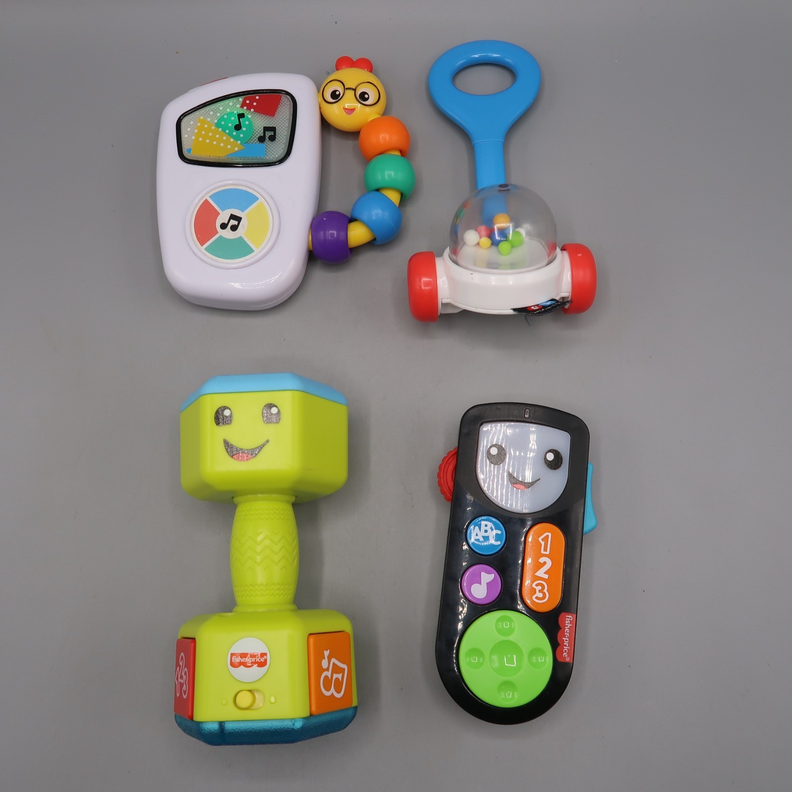 Fisher-Price Laugh ‘n Learn Countin’ Reps Dumbbell Remote 6-36 months Toy Lot