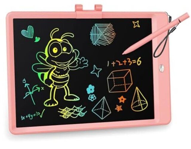 LCD Writing Tablet,Gifts for 3 Years Old Boys and Girls,10 Inch 10in Pink