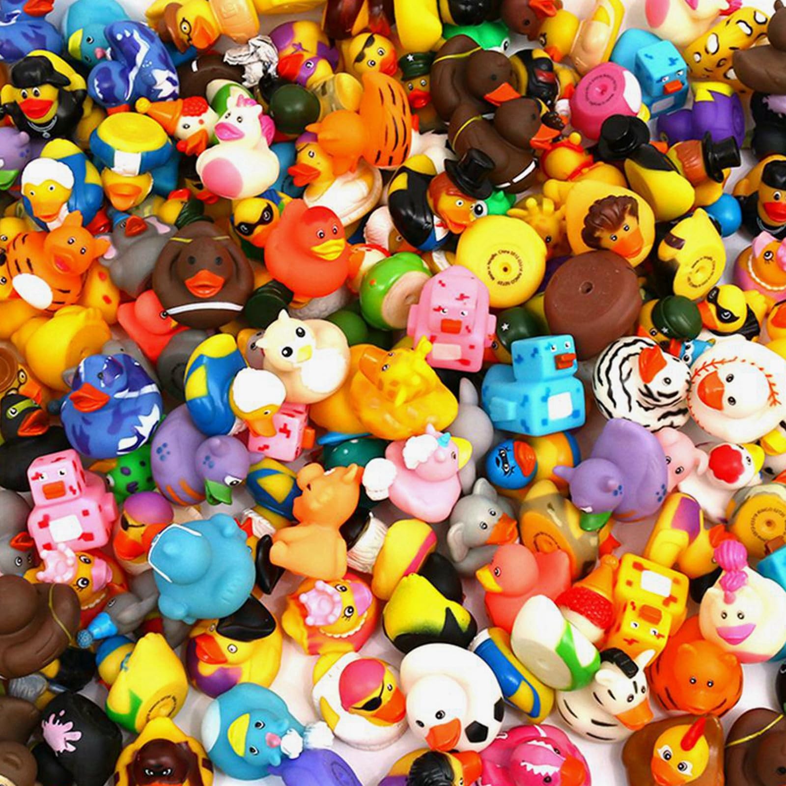 XY-WQ Rubber Duck 150 Pack for Jeeps Bath Toy Assortment 150-Pack, Multicolor
