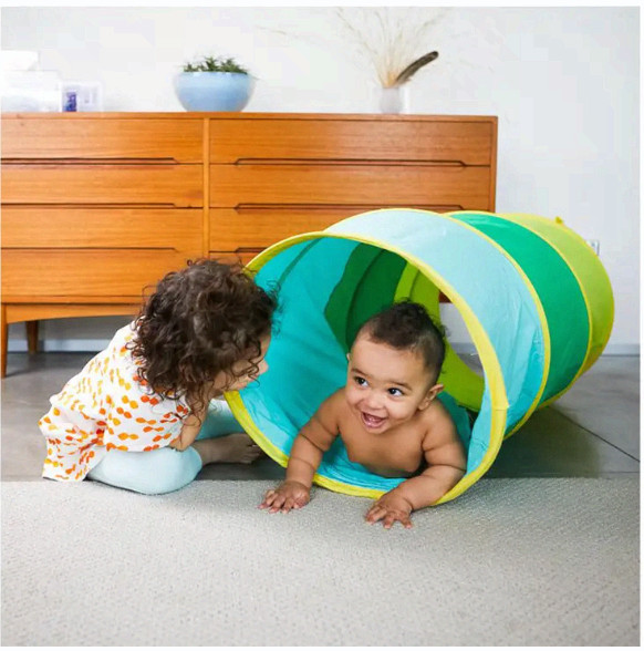 Lovevery The Play Tunnel Organic Cotton Toddler Crawl Play Tube Toy