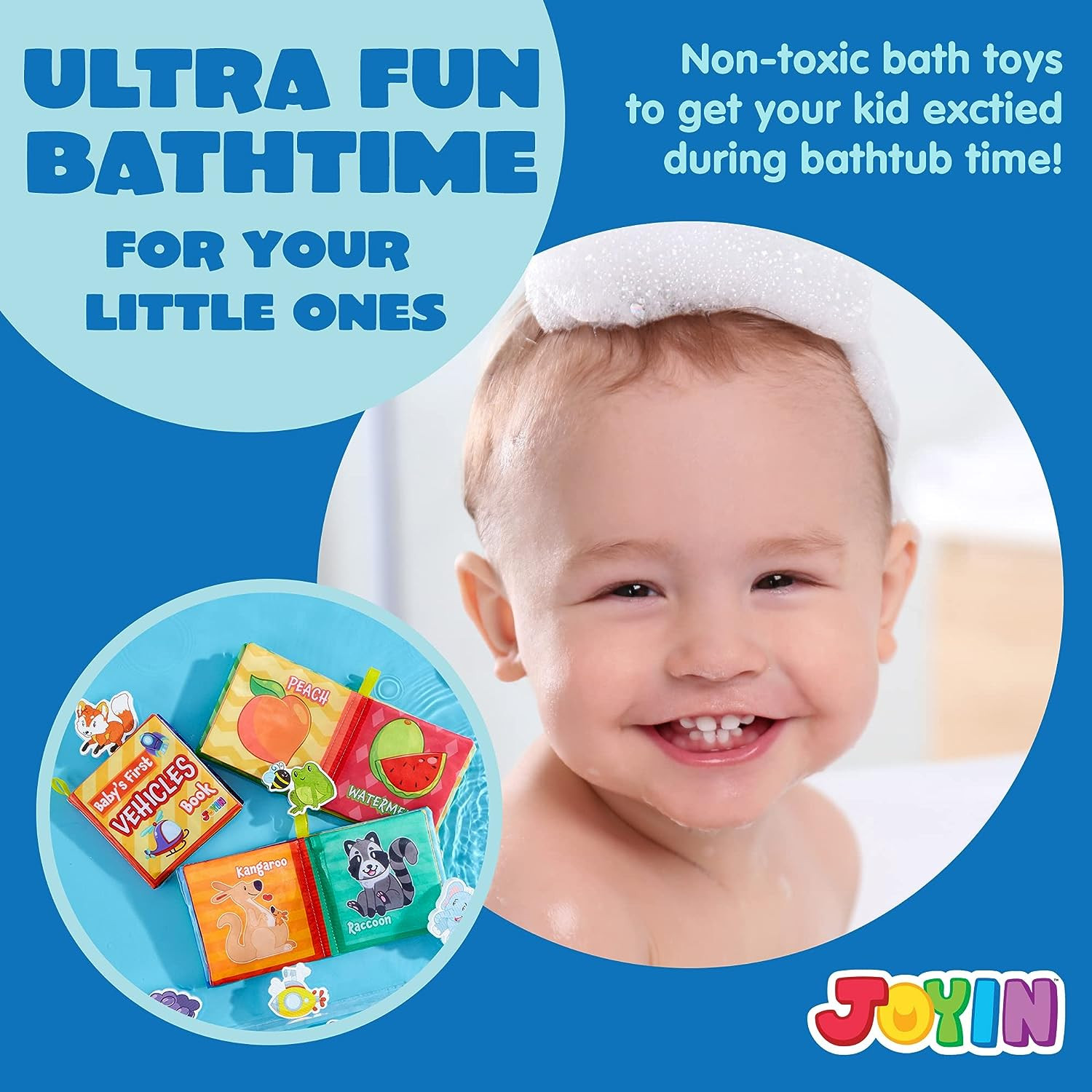 12Pcs Baby Bath Books & Cartoon Soft Car Toys Water Play Gift for Kids Toddlers!