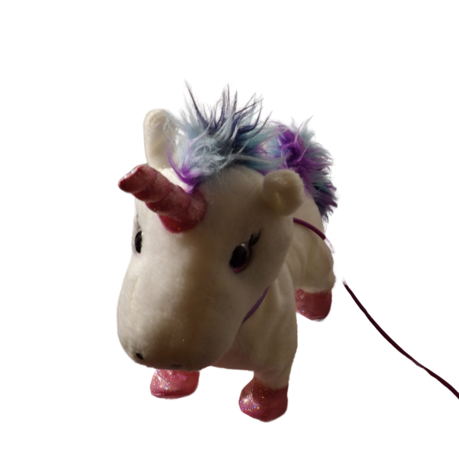 Kid Connection battery operated white unicorn with movement and horse sound