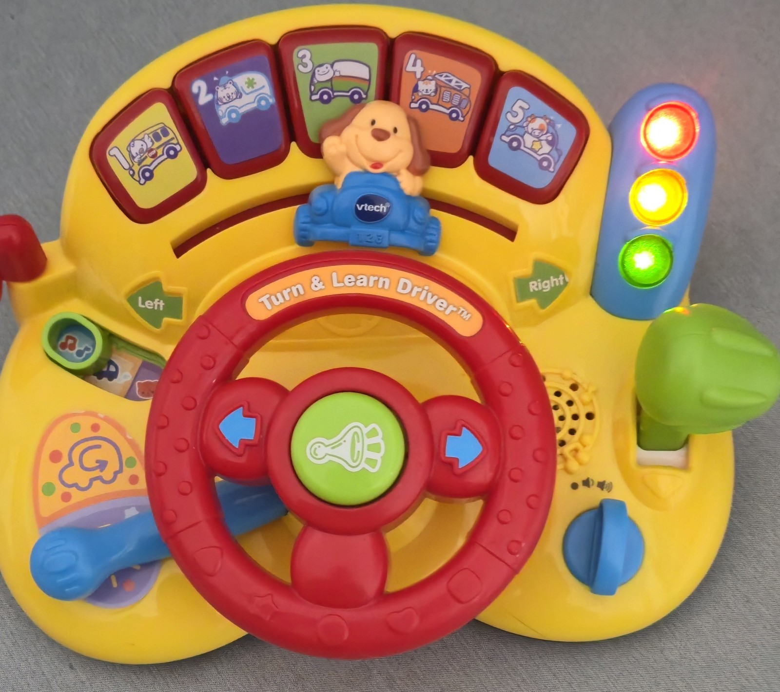 Vtech Turn and Learn Driver Lights And Sounds Tested And Working Good Condition