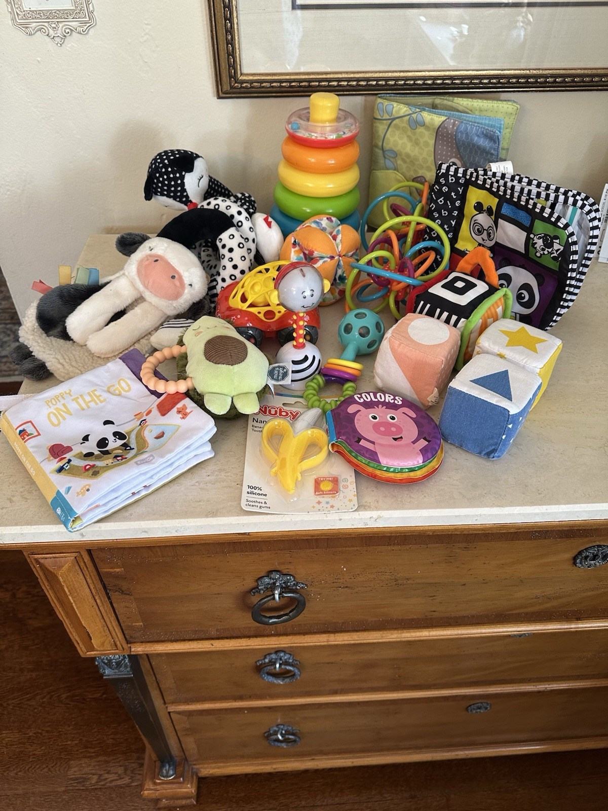 HuGE LOT OF Infant Toys Plastic Teether Rattle Toys – Various Brands & Designs