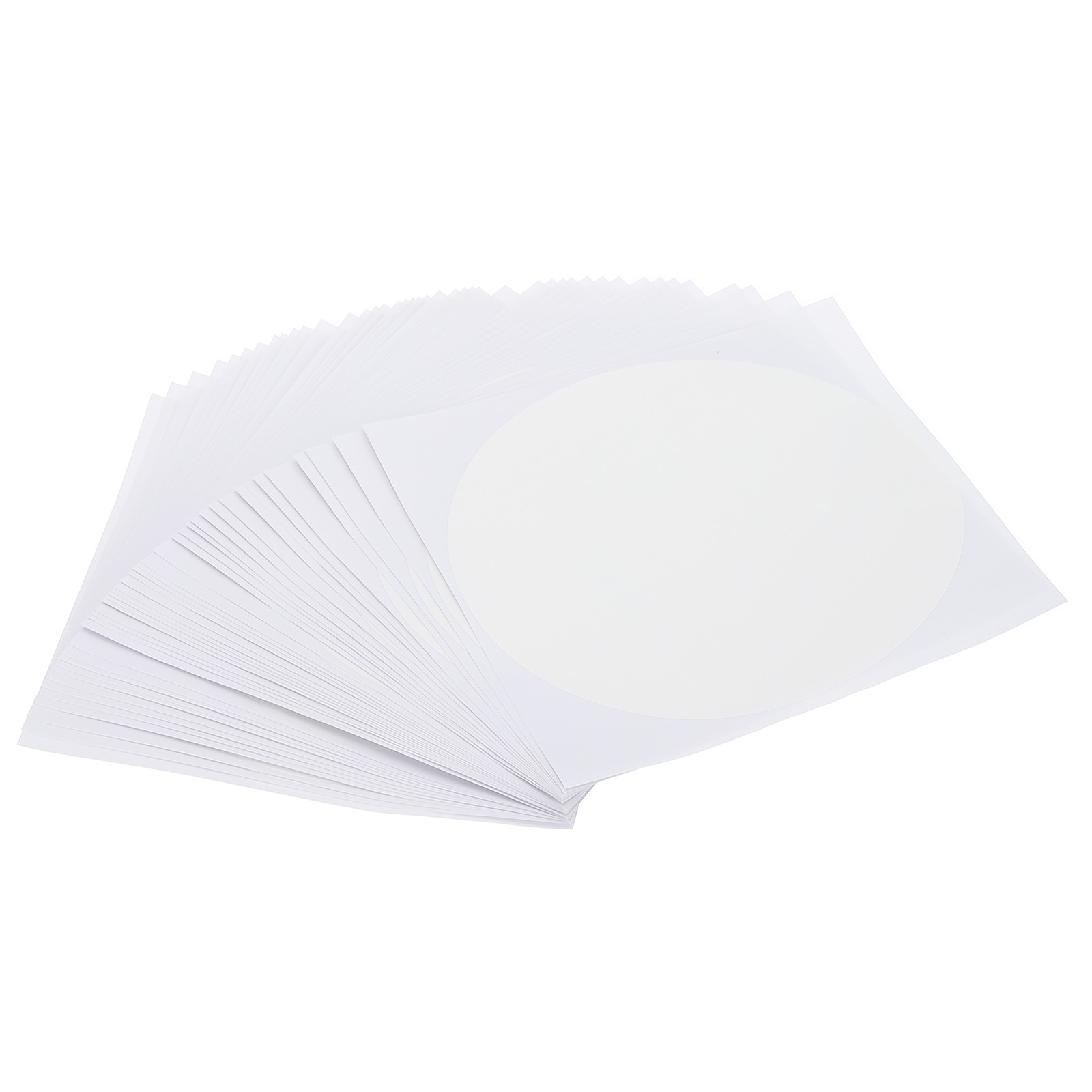 6″ Floor Stickers Classroom Decor, 42 Pcs Self Adhesive Dots Markers, White