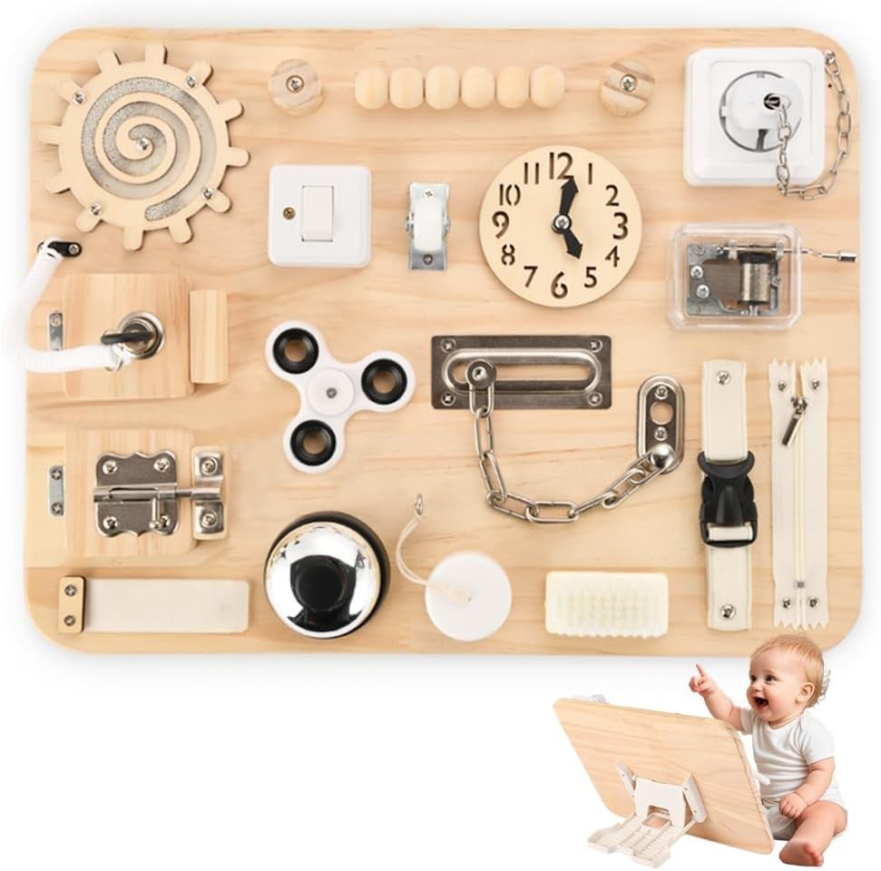 Sensory Activity Board for Fine Motor Skills