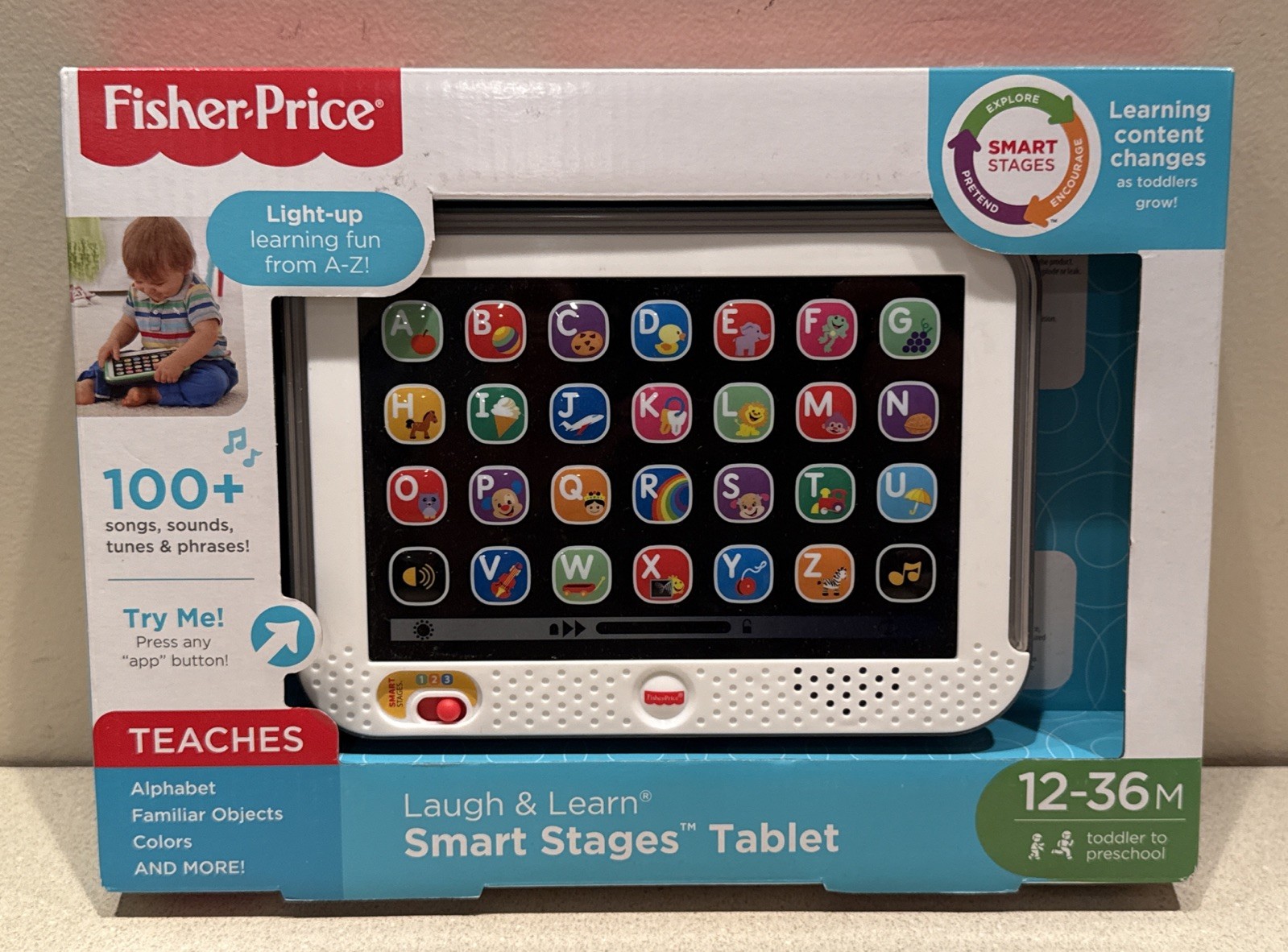Fisher Price Laugh and Learn Smart Stages Tablet (12 – 36 Months) NEW in Package